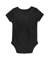 Outerstuff Baby Boys and Girls Black Philadelphia Eagles Super Bowl Lix Champions Stack Bodysuit