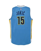Mitchell & Ness Big Boys and Girls Nikola Jokic Light Blue Denver Nuggets 2016/17 Hardwood Classics Swingman Jersey