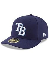 New Era Men's Navy Tampa Bay Rays National Baseball Hall of Fame Low Profile 59FIFTY Fitted Hat