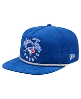 New Era Men's Royal Toronto Blue Jays Full Circle Corduroy Golfer Adjustable Hat