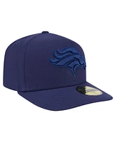 New Era Men's Navy Denver Broncos Color Pack 59FIFTY Fitted Hat