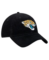 New Era Men's Black Jacksonville Jaguars Corded 9TWENTY Adjustable Hat
