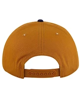 American Needle Men's Tan/Deep Sea Blue Seattle Kraken Burnett Adjustable Hat
