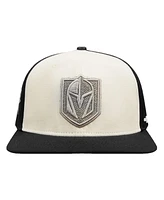 Pro Standard Men's  Cream Vegas Golden Knights French Terry Snapback Hat