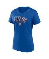 Fanatics Women's Royal New York Mets Cotton T-Shirt