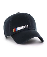 '47 Brand Men's Black Nascar Low Down Script Clean Up Adjustable Hat