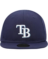 New Era Baby Boys and Girls Navy Tampa Bay Rays My First 59FIFTY Fitted Hat