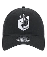 New Era Men's Black Minnesota United Fc 2025 Kickoff 9TWENTY Adjustable Hat