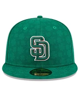 New Era Men's Kelly Green San Diego Padres St. Patrick's Day 59FIFTY Fitted Hat