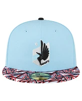 New Era Men's Light Blue Minnesota United Fc Element Tech Pack 59FIFTY Fitted Hat