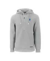 Cutter & Buck Men's Gray Duke Blue Devils Roam Eco Half-Zip Hoodie