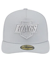 New Era Men's Gray Los Angeles Kings Color Pack A-Frame 59FIFTY Fitted Hat