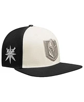 Pro Standard Men's  Cream Vegas Golden Knights French Terry Snapback Hat