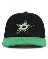 American Needle Men's Black/Kelly Green Dallas Stars Burnett Adjustable Hat