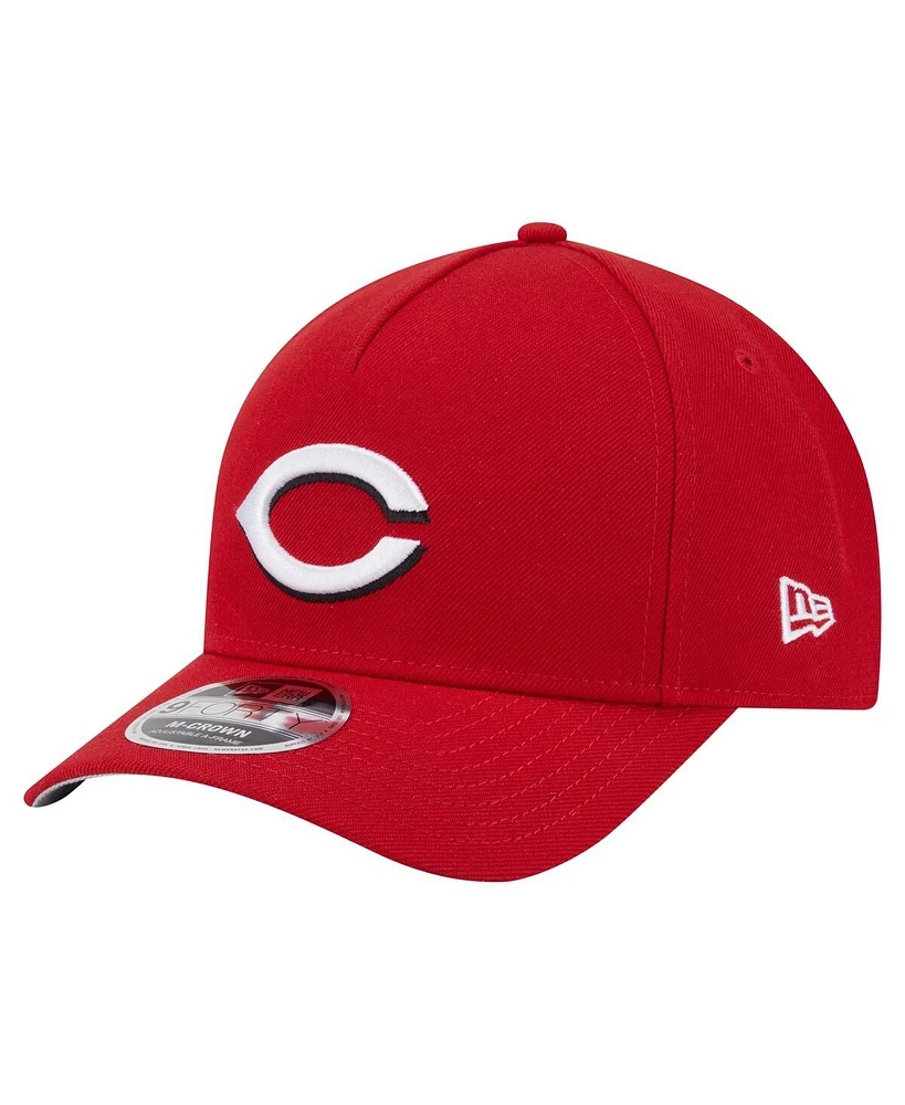 New Era Men's Red Cincinnati Reds 9FORTY M-Crown Adjustable Hat