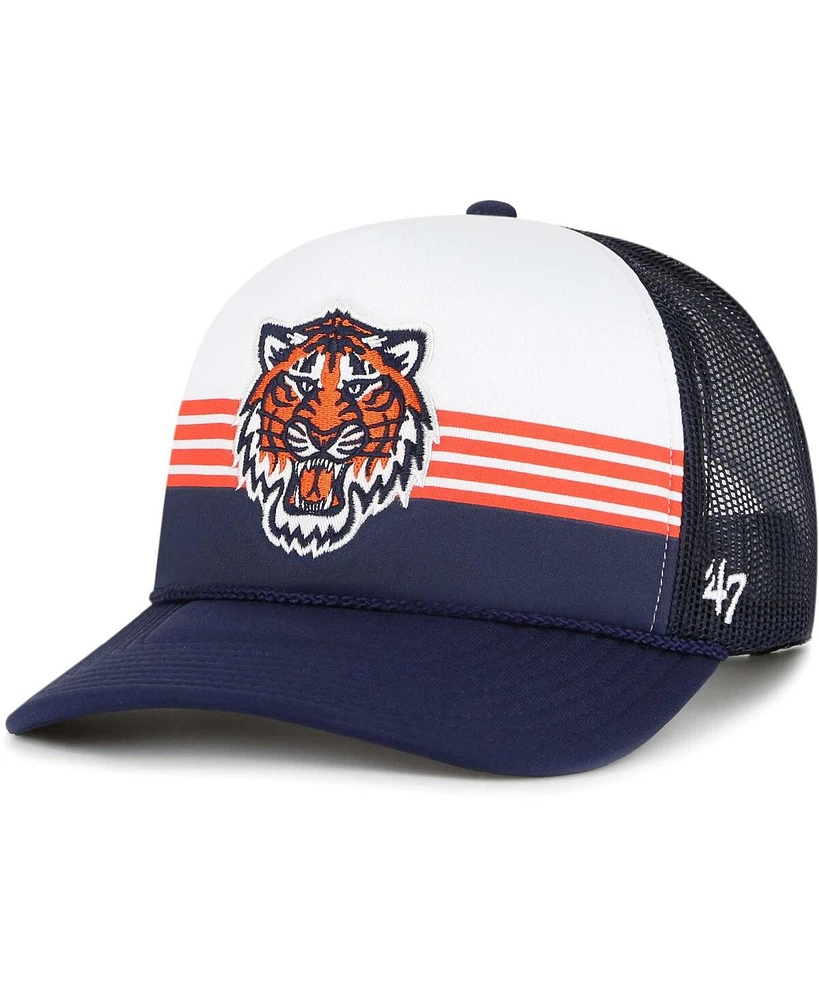 '47 Brand Men's Navy Detroit Tigers Lift Off Foam Front Mesh Trucker Adjustable Hat