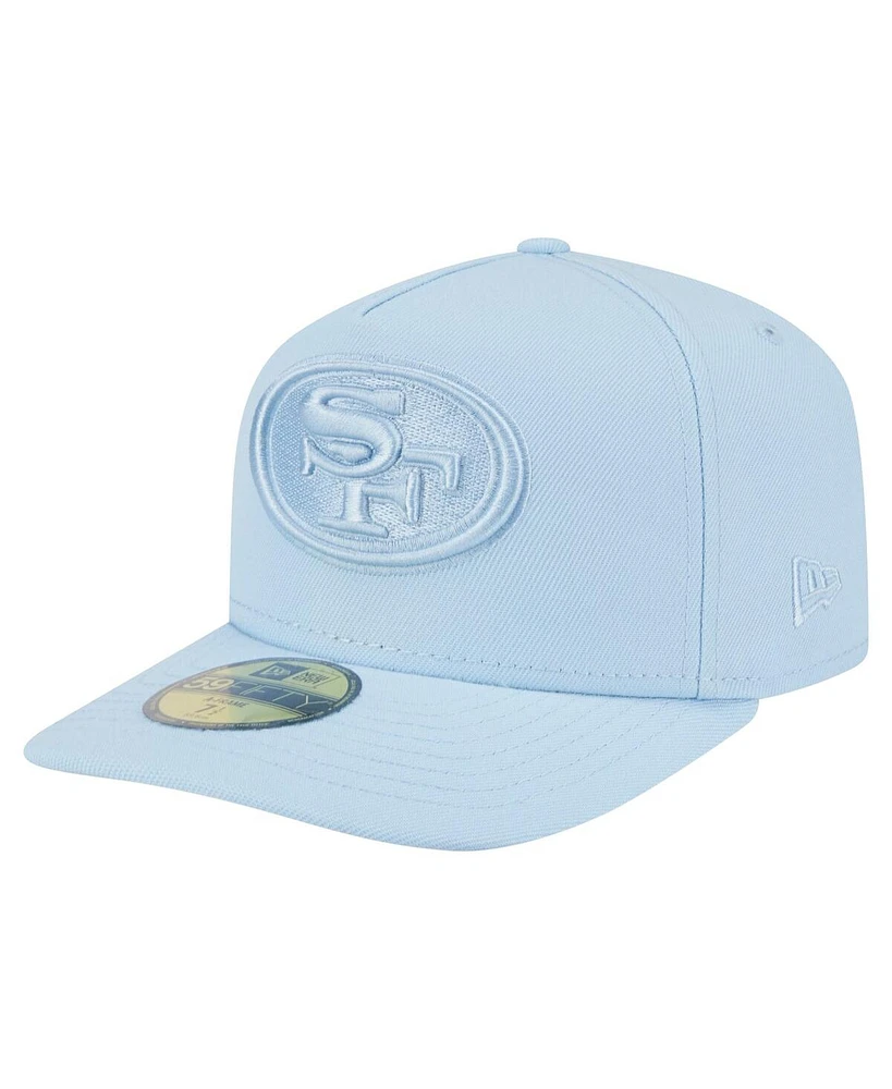 New Era Men's Light Blue San Francisco 49ers Color Pack 59FIFTY Fitted Hat