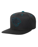 Outerstuff Big Boys and Girls Black Jacksonville Jaguars Team Color Pop Flatbrim Snapback Hat