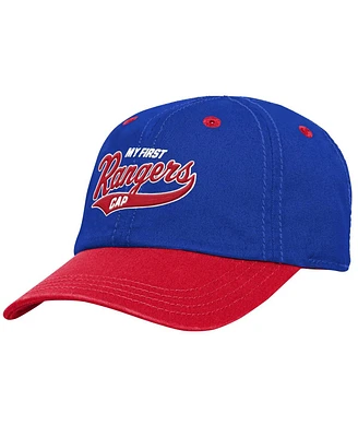 Outerstuff Baby Boys and Girls Blue New York Rangers My First Tail Sweep Slouch Flex Hat
