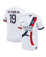 Nike Men's Lee Kang White Paris Saint-Germain 2024/25 Away Replica Player Jersey