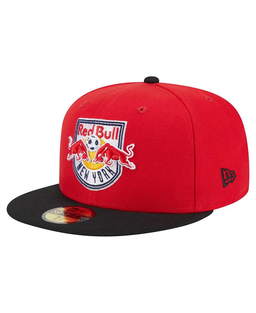 New Era Men's Red York Bulls 2025 Kickoff 59FIFTY Fitted Hat