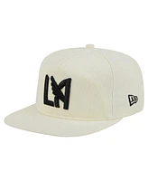 New Era Men's Cream Lafc 2025 Kickoff Snapback Golfer Hat