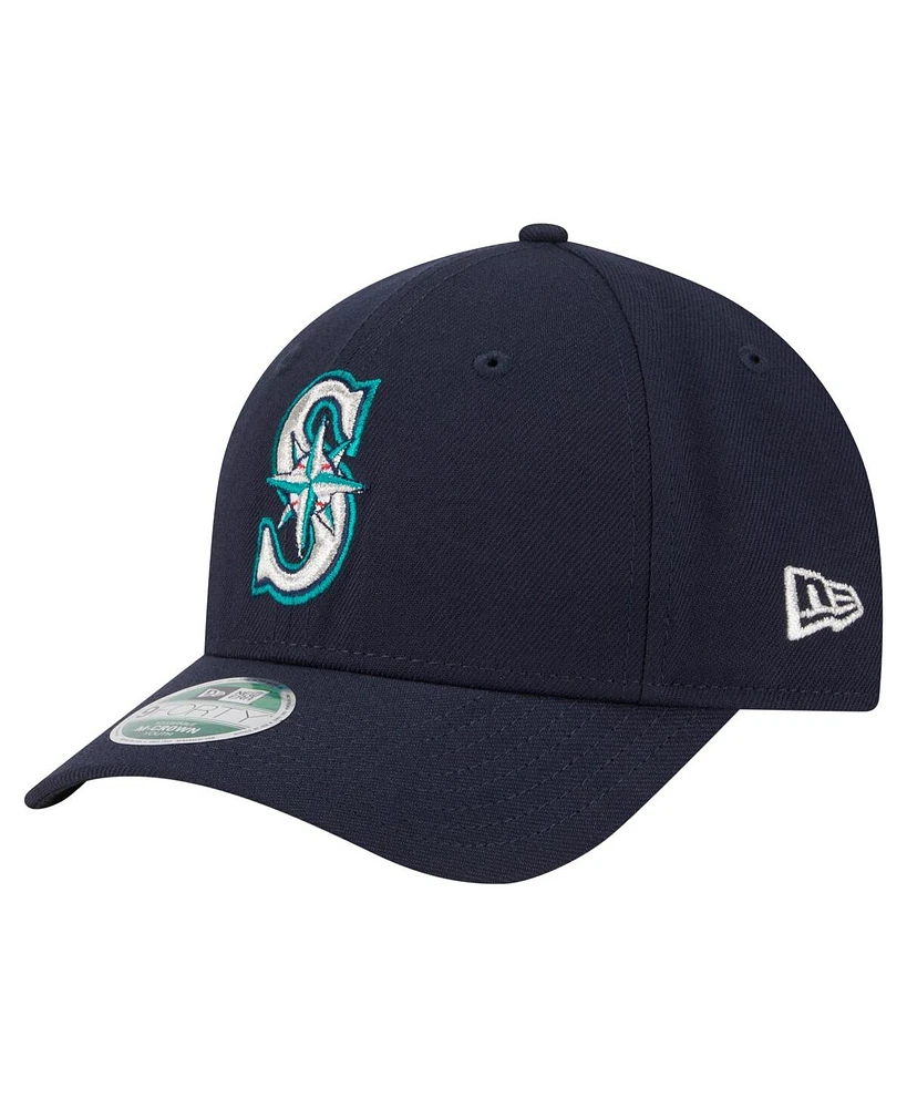 New Era Big Boys and Girls Navy Seattle Mariners Player Replica 9FORTY Adjustable Hat