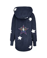 Jill Martin Men's and Women's Navy 2025 Nba All-Star Game Lounger Open-Front Sweater