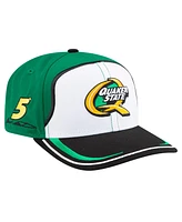 New Era Men's White/Green Mark Martin Quaker State 9SEVENTY Stretch-snap Hat