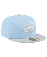 New Era Men's Light Blue/Gray Minnesota Wild Color Pack Two-Tone 59FIFTY Fitted Hat