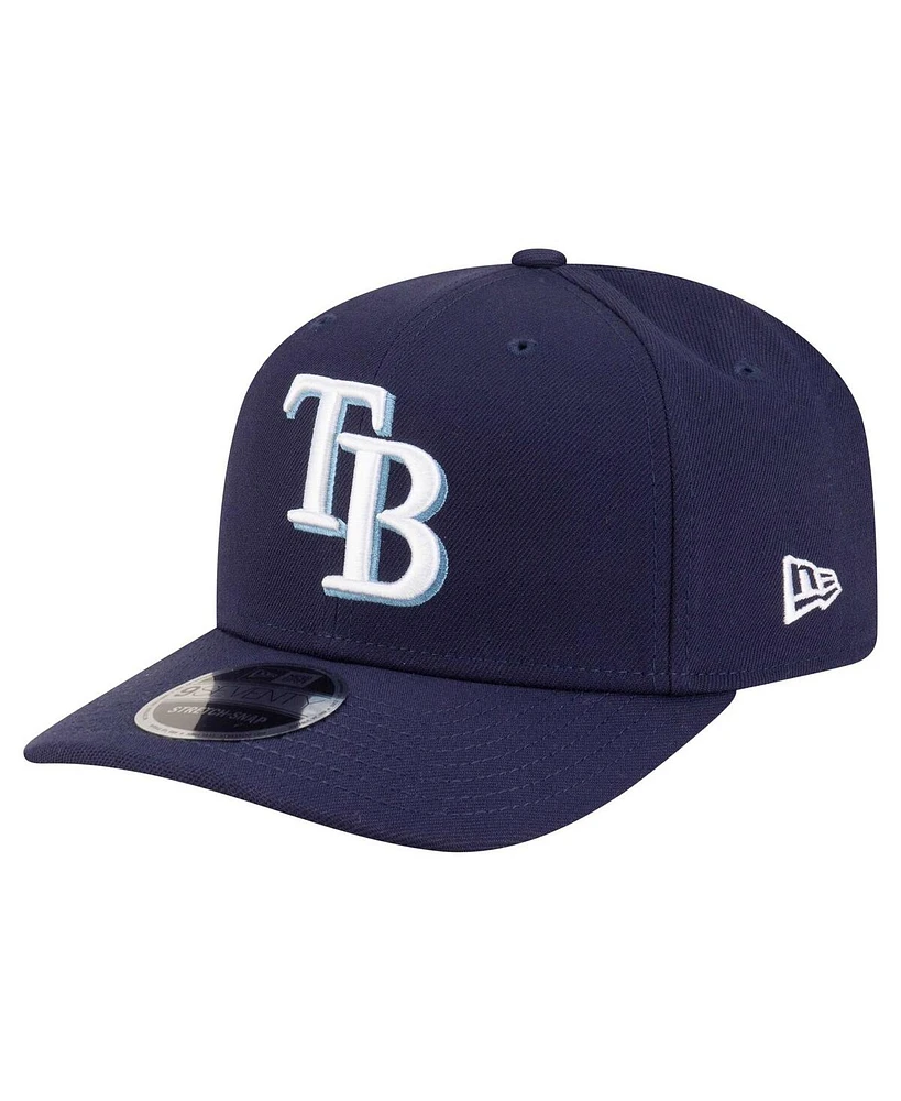 New Era Men's Navy Tampa Bay Rays Player Replica 9SEVENTY Adjustable Hat