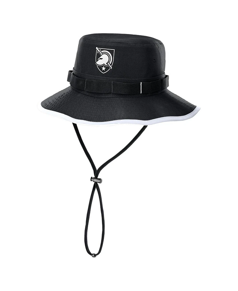 Nike Men's Black Army Knights 2024 Rivalry Apex Boonie Performance Bucket Hat