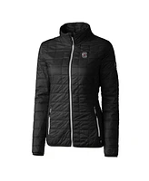 Cutter & Buck Women's Black South Carolina Gamecocks Rainier Full-Zip Puffer Jacket