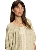 Sanctuary Women's Crafted Beach To Bar Printed Top
