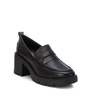 Carmela Leather Collection Women's Heeled Penny Loafers by Xti