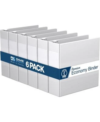 Premium Economy Round Ring Binder 6 Pack
