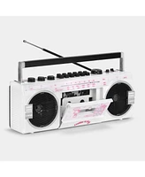 Hello Kitty Strawberry Kawaii Retrospekt Bx-85 Cassette Player Boombox