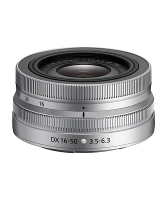 Nikon Nikkor Z Dx 16-50mm f/3.5-6.3 Vr Lens, Silver