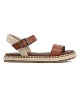 Mia Women's Stephany Round Toe Flat Sandals