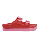 Mia Women's Kota Double Buckle Round Toe Sandals