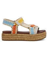 Mia Women's Malti Flatform Round Toe Sandals