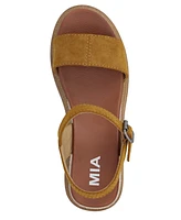 Mia Women's Ophidia Round Toe Wedge Sandals