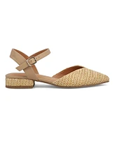 Mia Women's Lawra Raffia Pointed Toe Sandals