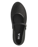 Mia Women's Gianne Jelly Mary-Jane Round Toe Flats