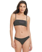 Red Carter Womens Straight Bikini Top Bikini Bottoms
