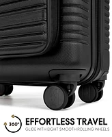 Elle Escape 22.5" Expandable Carry-On Suitcase with Front Laptop Pocket