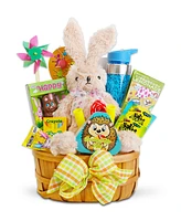 Alder Creek Gift Baskets Country Easter Basket Blue, 13 Pieces