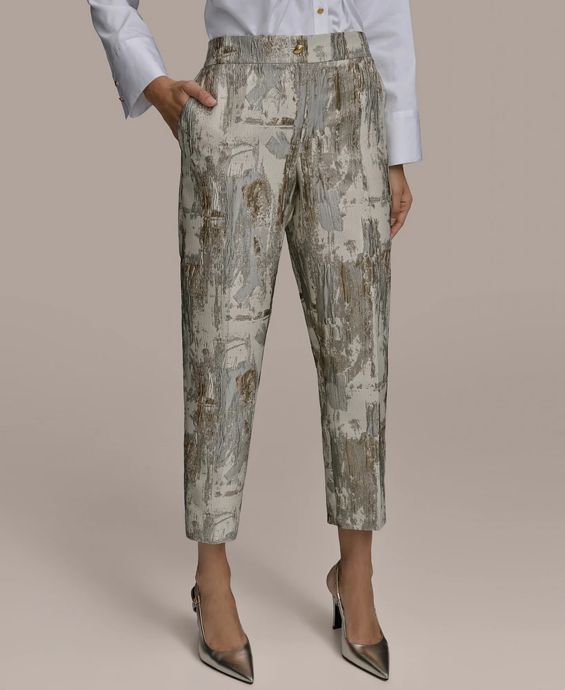 Donna Karan New York Women's Metallic Ankle Pants