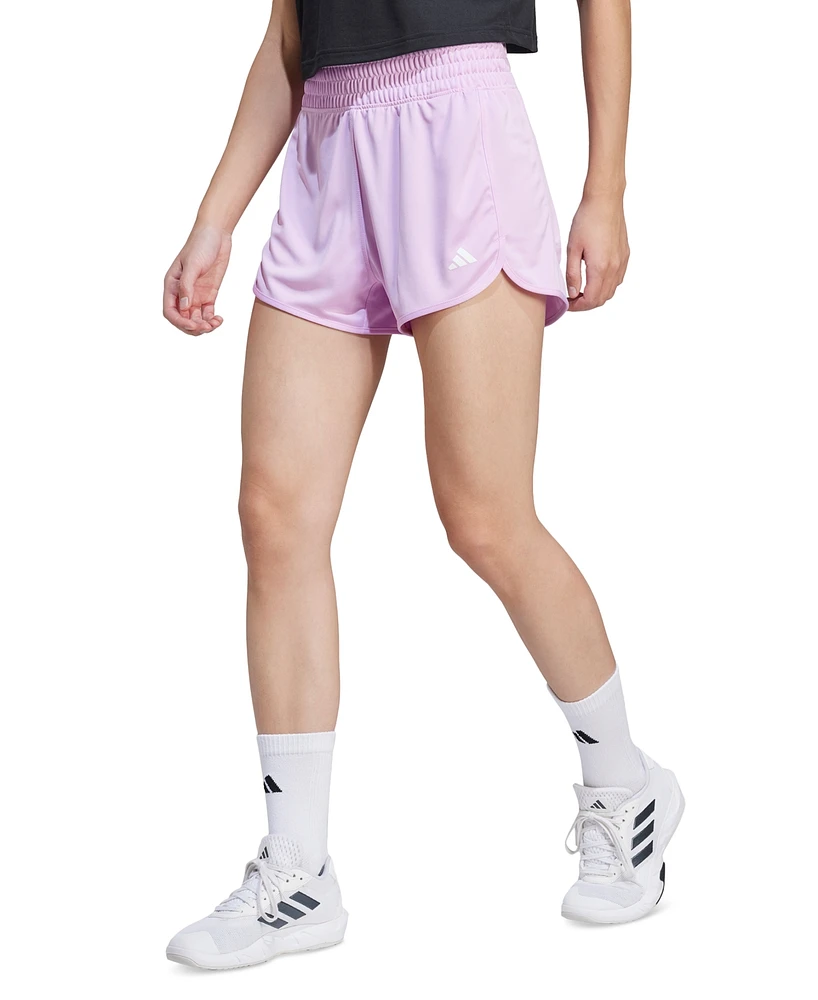 adidas Women's Pacer Knit High-Rise Training Shorts