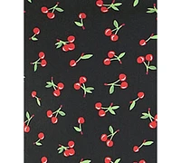Emerald Sundae Juniors' Cherry-Print Tiered Dress